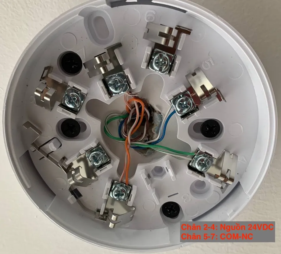Sơ đồ đấu dây báo khói