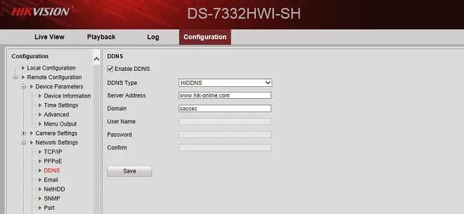 Cấu hình DDNS trên NVR